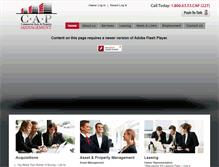 Tablet Screenshot of capmanagementusa.com